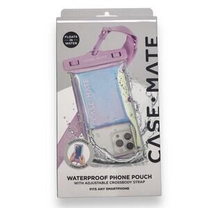NEW Case-Mate Waterproof Floating Phone Pouch One Size Soap Bubble NIB